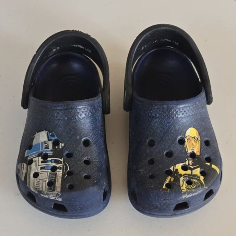 Star Wars Crocs Navy Blue